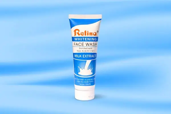 Retina Whitening Face Wash Milk Extract